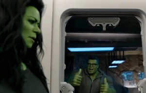  Jennifer Walters and Bruce Banner in She-Hulk: Attorney at Law