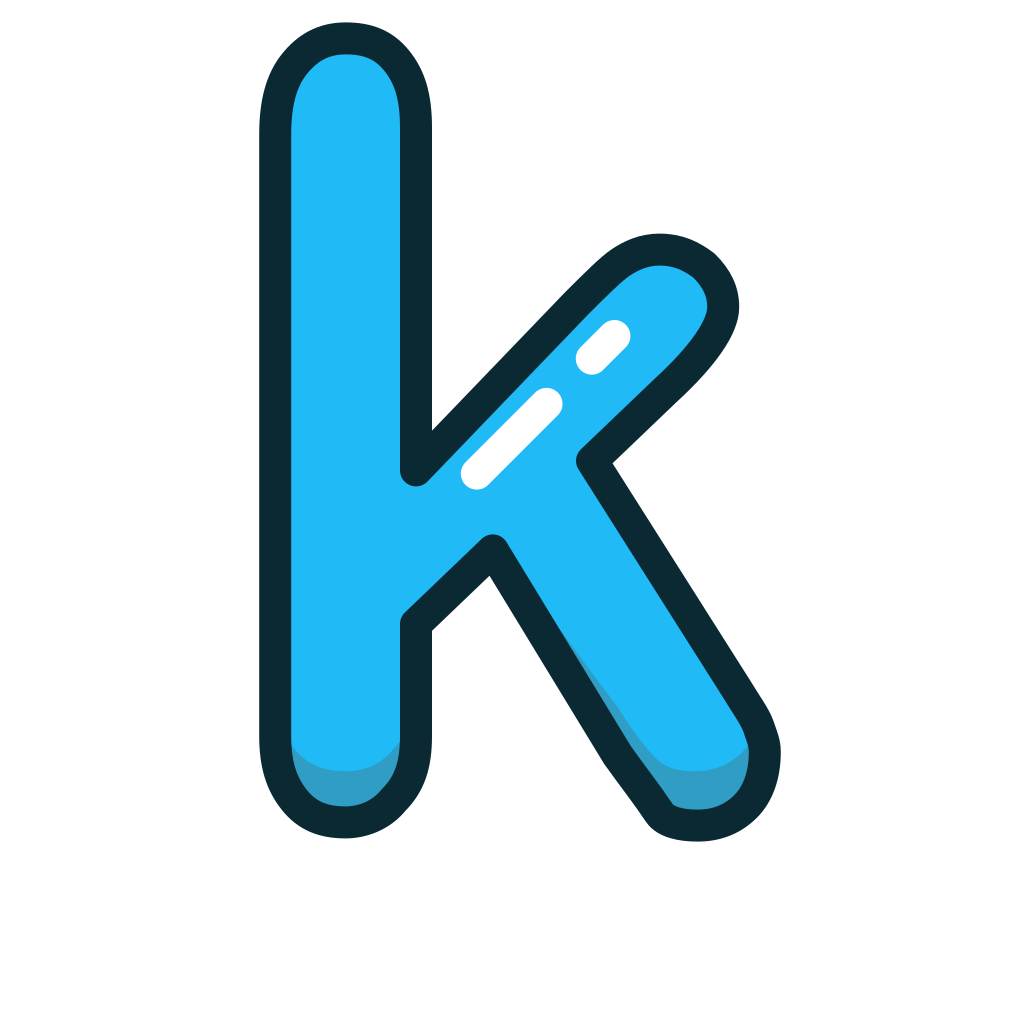 K, letter, lowercase icono - The Letter K foto (44492220) - fanpop
