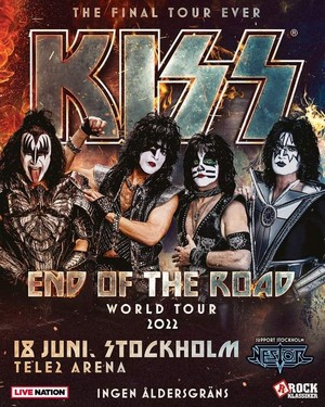  किस ~Stockholm, Sweden...June 18, 2022 (End of the Road Tour)