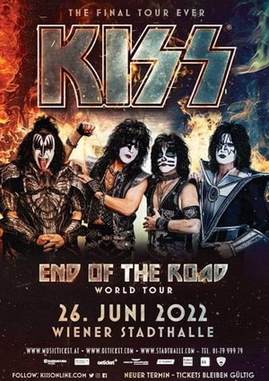  Kiss ~Vienna, Austria...June 26, 2022 (End of the Road Tour)