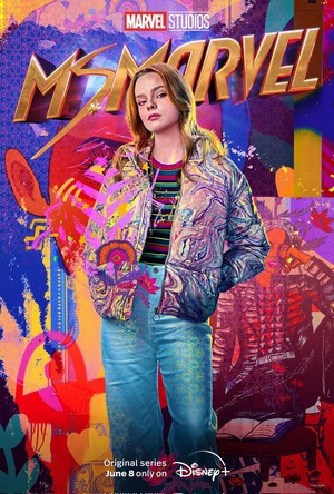  louro, laurel Marsden as Zoe Zimmer | Ms Marvel | Character Poster