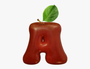  Letter A maçã, apple Png, Transparent Png , Transparent Png Image