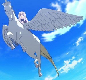  Mira riding Pegasus