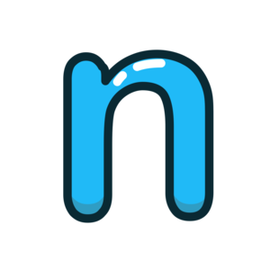 N, letter, lowercase icon