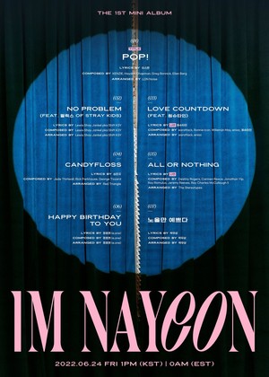  Nayeon unveils the tracklist for her solo debut mini-album 'IM NAYEON'