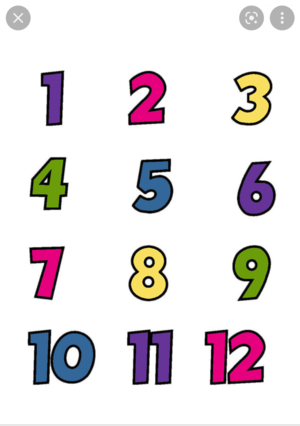  Numbers Colorïng Pages
