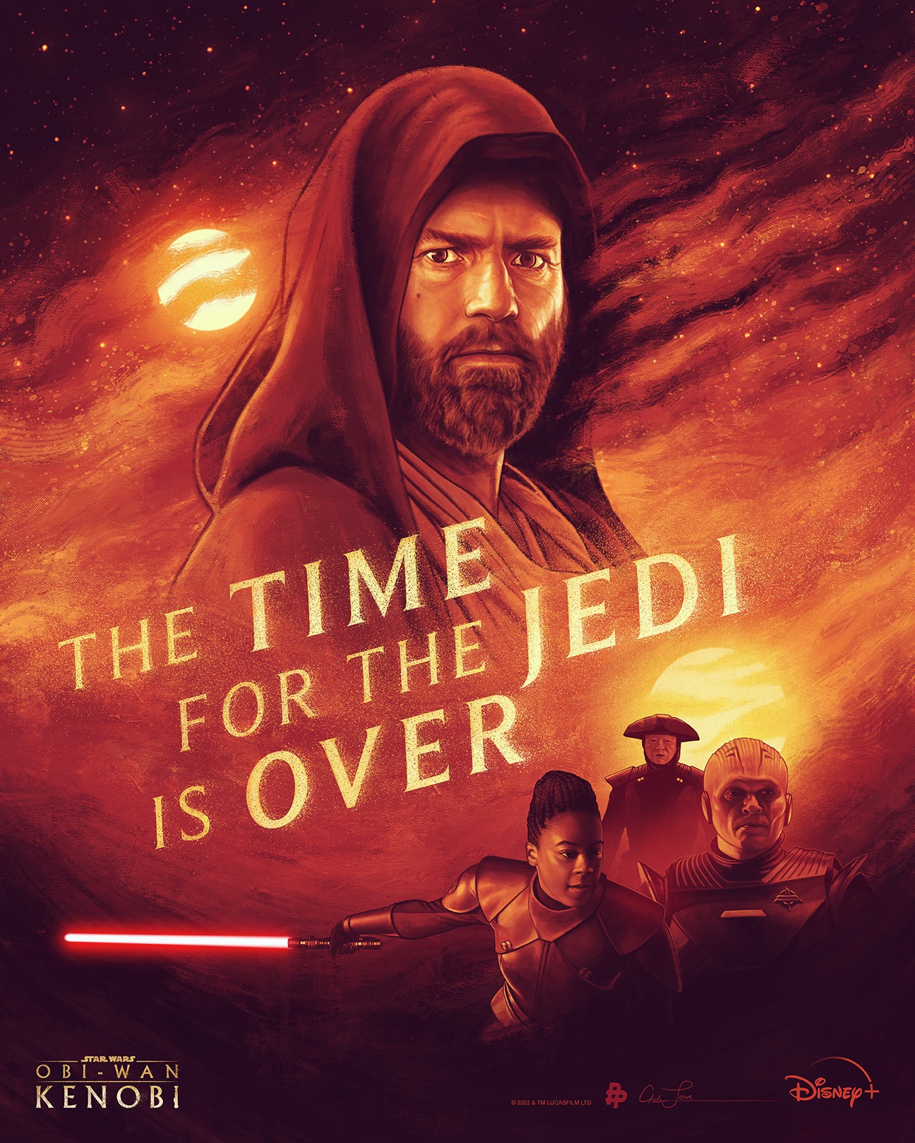 Obi Wan Kenobi | The time for the Jedi is over | Promotional poster
