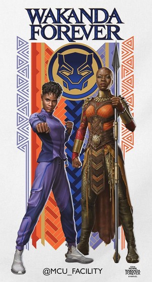  Okoye and Shuri | Black Panther: Wakanda Forever | promo art