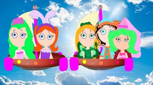 Paisley and Her Friends In The Flyboat