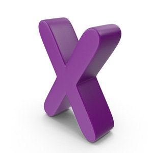  Purple Letter X PNG imej & PSDs for Download