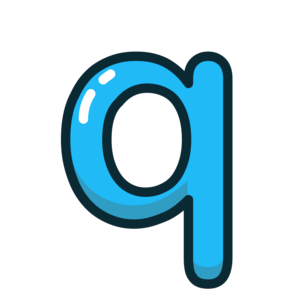  Q, letter, lowercase icona