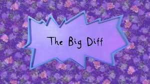  Rugrats - The Big Diff শিরোনাম Card
