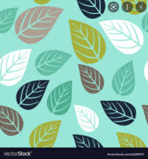  Seamless pattern with simple leaf botanical Vector Image