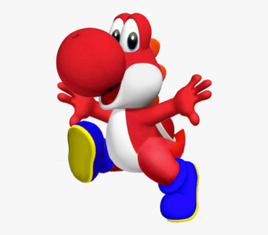  Super Mario Png Red Yoshi, Transparent Png