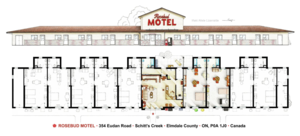  The Rosebud Motel - Floor Plan