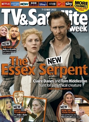  Tom Hiddleston and Claire Danes on the cover of TV and Satellite | Week 7-13 May 2022