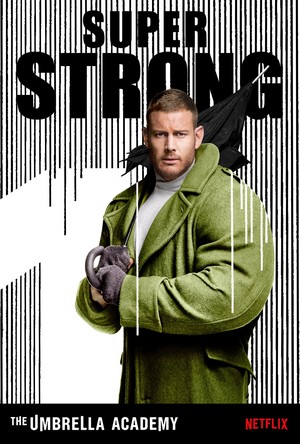 Tom Hopper as Luther Hargreeves in The Umbrella Academy - Season 1 Poster