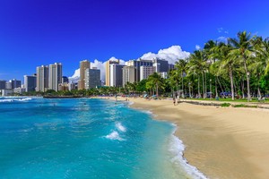  Waikiki beach, pwani