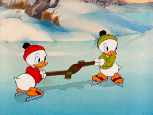  Walt Disney Gifs - Huey بتھ, مرغابی & Louie بتھ, مرغابی