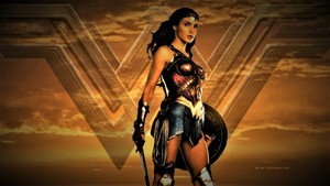  Wonder Woman In Sunset