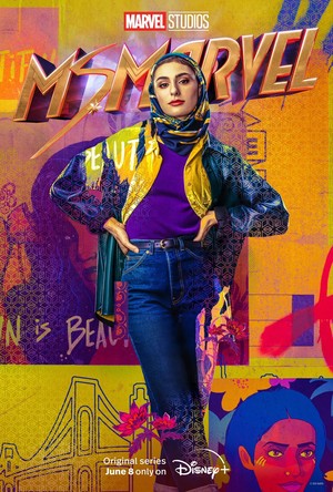  Yasmeen Fletcher as Nakia Bahadir | Ms Marvel | Character Poster