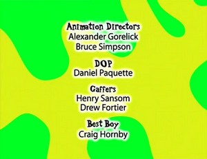 animation directors dop gaffers best boy