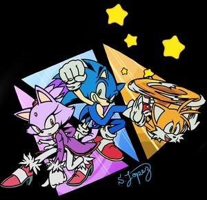  blaze and sonic and tails