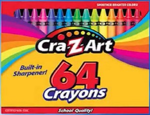  cra z art sixty four crayons