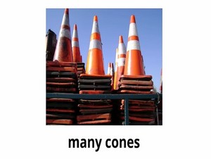  many cones