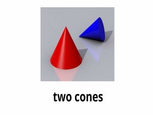 two cones