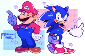  ☆sonic and mario☆