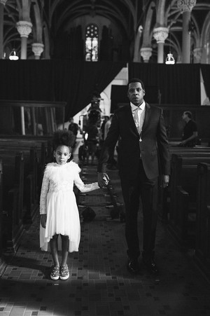  Blue Ivy and Jay Z