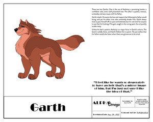  Alpha and Omega Rebuilt: Garth concept sheet (by SpacemanNik)