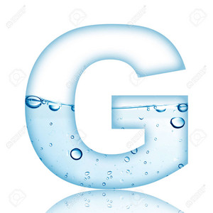  Alphabet Letter Made From Water And Bubble Letter G Stock 사진