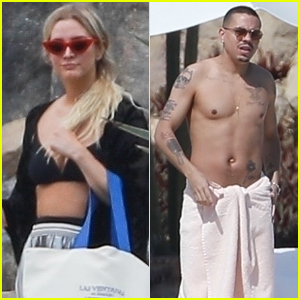  Ashlee Simpson and Evan Ross