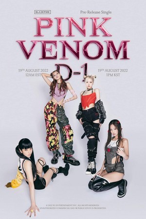  BLACKPINK ‘Pink Venom’ D-1 Poster