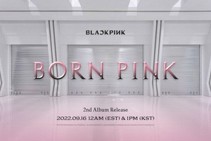  BLACKPINK reveals glossy title teaser poster for 2nd album 'Born Pink'