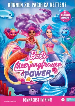  বার্বি Mermaid Power Cinema Poster