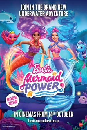  バービー Mermaid Power Cinema Poster