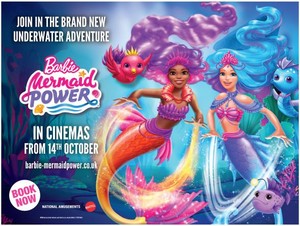  barbie Mermaid Power Cinema Poster
