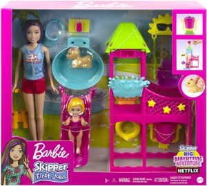 búp bê barbie - Skipper First Jobs Playset