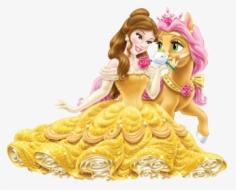  Walt ডিজনি প্রতিমূর্তি - Princess Belle & Petite