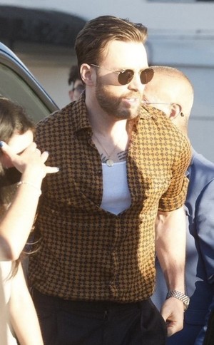  Chris Evans arriving at The Gray Man | Q and A in Los Angeles, CA | July 10, 2022
