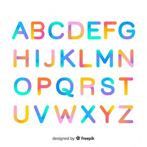  Colorful alphabet letters Vectors & Illustrations for Free
