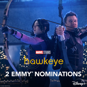  Congratulations to the team behind Marvel Studios' Hawkeye for their two Emmy Award nominations