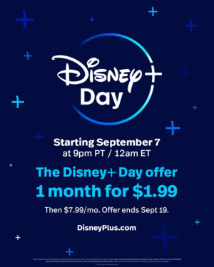  迪士尼 Plus 日 Deal