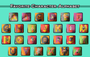  Favorïte Character Alphabet Relïved