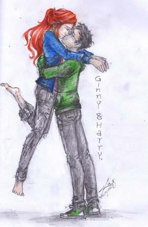  Harry/Ginny Drawing - Lift Me Up