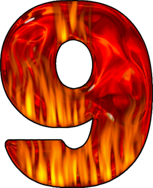  Hot Numeral 9