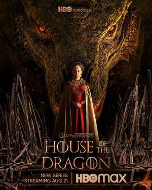 House of the Dragon - Season 1 Poster - Rhaenyra Targaryen and Syrax